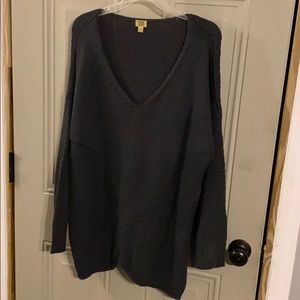 Oversized Navy Sweater